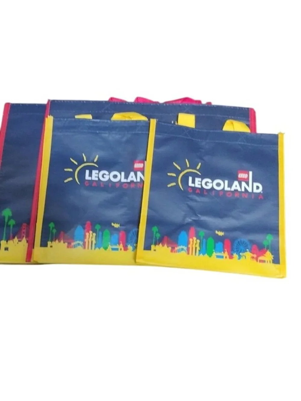 Legoland California Gift Bags, Set of 4: 2x Small + 2x Medium
